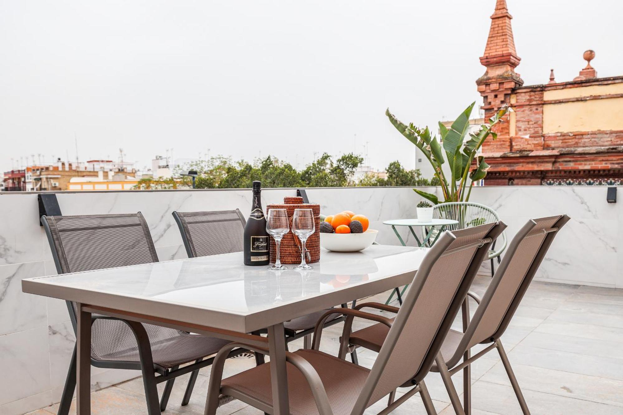 דירות סביליה Fantastico Atico 2 Hab Y Gran Terraza Privada מראה חיצוני תמונה