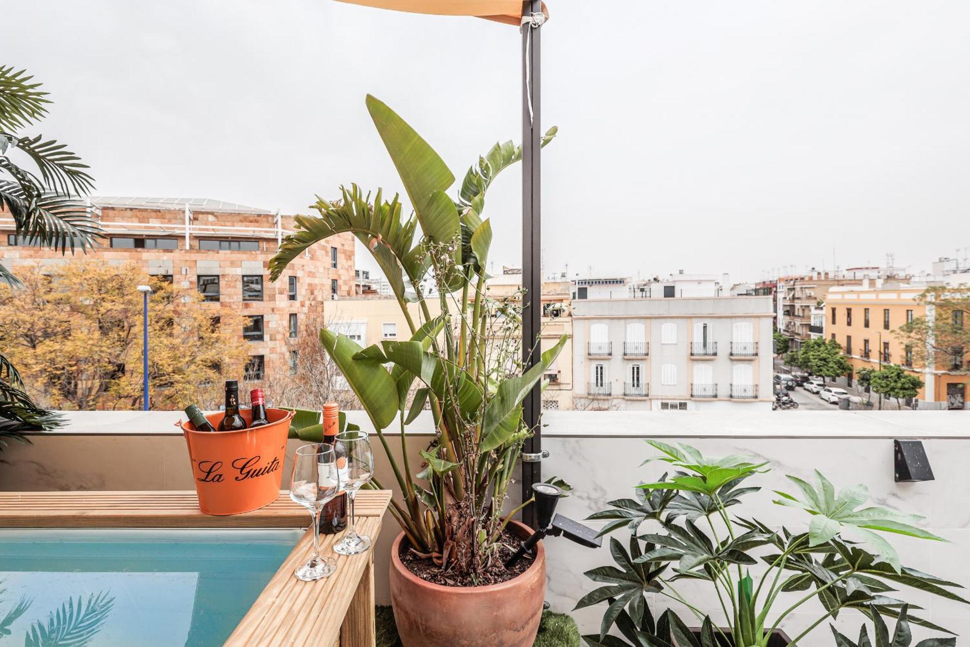 דירות סביליה Fantastico Atico 2 Hab Y Gran Terraza Privada מראה חיצוני תמונה